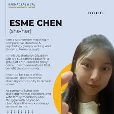 Say hi to a few of our lab members!!! Here are some details about their  interests, aspirations, and reasons for joining our lab this Fall 🤍  #ucberkeley #radmadlab #disabilitylab #disability #labmembers #introduction  [