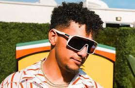 $503M Red-Prince Patrick Mahomes Blends Grit and Glamour in Blue Capsule  Line