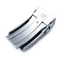 16mm?22mm Stainless Steel V Clasp Diver Buckle Double Lock ...