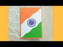 May the indian tricolor always fly high…. Greeting Card Idea For Independence Day Card Independence Day Card Ideas For Kids Youtube