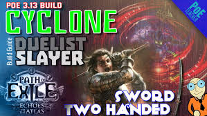 Cn medium humanoid (elf, human). Cyclone With Two Handed Sword Build Slayer Duelist Poe Teacher