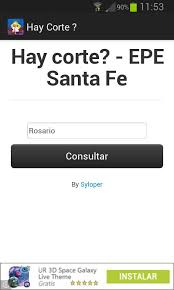 La empresa provincial de la energía realizará trabajos de mejoras en la red eléctrica en distintas zonas de la ciudad. Hay Corte De Luz Epe Santa Fe For Android Apk Download