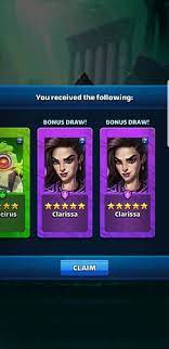 Clarissa is the may hero of the month (hotm) and she has gotten a lot of attention for being quite similar in style to one of the most. Clarissa 5 Dark Purple May 2020 Hotm Hero Of The Month Gameplay Help Tactics Empires Puzzles Community Forum