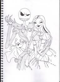 Explore our trove of instant playtime ideas with your kids, ranging from fun coloring pages, crafts, learning worksheets and more. Gee Artistry Jack Sally Nightmare Before Christmas Drawings Nightmare Before Christmas Coloring Page Nightmare Before Christmas Tattoo