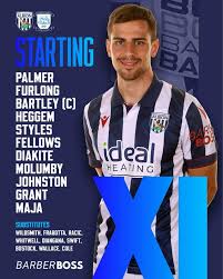 Albion team to play Preston: Palmer, Furlong, Bartley (C ...