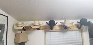 Cowboy Hat Rack Horseshoes Rasps Cowboy Hat Rack Western Home Decor Hat Rack