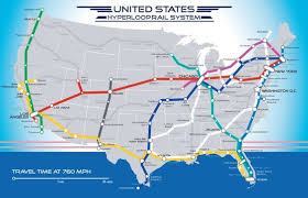 Modified Alfred Twu Usa Rail Map High Speed Rail System Map Map