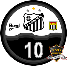 Santos fc santos, são paulo campeonato brasileiro série a sport club do recife clube atlético bragantino, football png. Bragantino Sp Js Art S Escudos Personalizados Para Futebol De Mesa