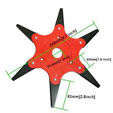 Maybe you would like to learn more about one of these? Newest 6 Teeth Brush Cutter Blade Trimmer Metal Blades Trimmer Head 65mn Garden Grass Trimmer Head For Lawn Mower Grass Trimmer Aliexpress