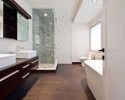 3x12 cafe latte glazed ceramic tile backsplash decor wall bath. Bathroom With Dark Brown Tile Novocom Top