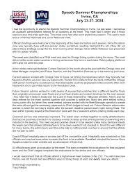 Speedo Summer Championships Irvine, CA July 23-27, 2024