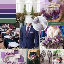 Wedding Mood Board Indesign Template Instant Download Etsy Purple Wedding Theme Wedding Color Schemes Purple Wedding Theme Colors