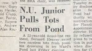 Brookline pond rescue search reminds man of similar Ward's Pond save