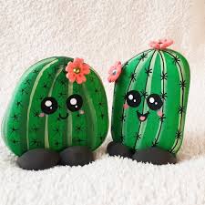 Hello Who Loves Cacti Merhaba Kimler Kaktus Seviyor Bilgi Ve Siparis Icin Dm Den Ulasabilirsiniz Tasboyama Stone Elisi Fikirleri Yaratici Fikirler Kaktus