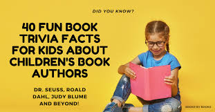 Nov 13, 2020 · it doesn't have to be march to find yourself mad for nba trivia! 40 Fun Book Trivia Facts For Kids About Children S Book Authors Broke By Books