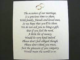20 Wedding Poems Asking For Money Gifts Not Presents Ref No 13 Wedding Poems Fun Wedding Invitations Wedding Gift Money
