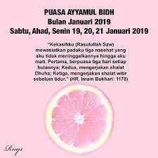 Puasa Ayyamul Bidh Bijak Kutipan Agama