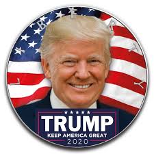 Then who do we shoot?. 2020 1oz American Silver Eagle Trump Keep America Great Colorized Coin European Mint
