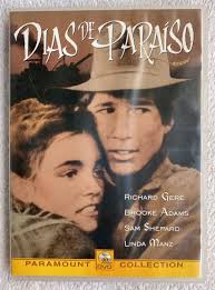 DVD com o Filme "DIAS DE PARAÍSO" ("DAYS OF HEAVEN"), de TERRENCE MALICK  (filme americano de 1978). Com RICHARD GERE, BROOKE ADAMS, SAM SHEPARD e  LINDA MANZ. Em 1916, Bill, um trabalhador