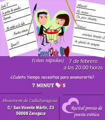 Este Jueves Dia 7 A Las 20h Llega El Speed Dating A Zaragoza Las Citas Rapidas Para Encontrar A Tu Media Naranja T Speed Dating Me On A Map People Online