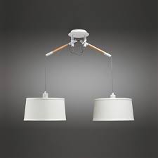 Wide range of ceiling lights available to buy today at dunelm today. Nordica Double Pendant Light With Shade The Lighting Superstore