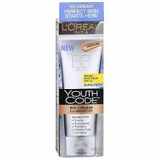 L Oreal Youth Code Bb Cream Illuminator Spf 15 Medium Bb Cream Illuminator Loreal Paris