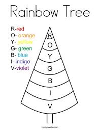 Thousands of printable coloring pages, worksheets, and mini books. Rainbow Tree Coloring Page Twisty Noodle