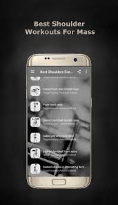 Typically you will perform the same number of reps to the front and side (i.e. Best Shoulder Workouts For Android Apk Download