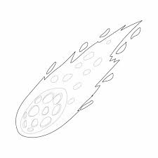 style de contour icone chute meteorite espace png et vecteur pour telechargement gratuit logo instagram coloriages d&#x00027;hiver