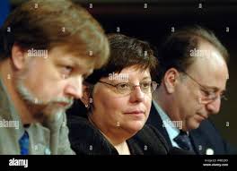 World Bank Vice President for Infrastructure Kathy Sierra listens to a  question at a press briefing