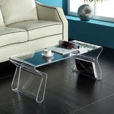 Mag Coffee Table Clear In 2021 Clear Coffee Table Magazine Coffee Table Acrylic Coffee Table