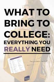 Exactly What To Bring To College 2021 S Best Packing List Freshman College College Packing Lists College Packing