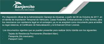 Temporary permit permiso temporal temporary work permit. Importacion Temporal De Vehiculos Banco Nacional Del Ejercito Fuerza Aerea Y Armada Snc Gobierno Gob Mx