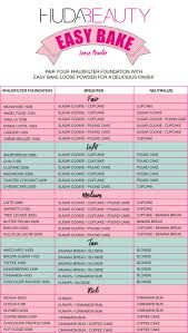 Huda Foundation Colour Chart Www Bedowntowndaytona Com