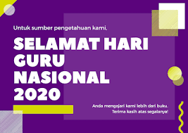 Ditetapkannya tanggal 25 november sebagai hari guru memiliki sejarah yang panjang. Ucapan Selamat Hari Guru Nasional 25 November 2020