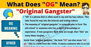 What Does Og Mean What Does This Internet Slang Term Stand For The Following Lesson Will Explain How Meant To Be Text Abbreviations Learn English Vocabulary