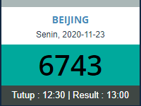 Hasil Togel Beijing 1kcasino Hari Ini Senin 23 11 2020 In 2020