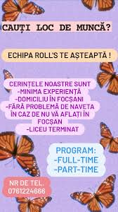 Locuri de munca focsani azi. Roll S Food Facebook