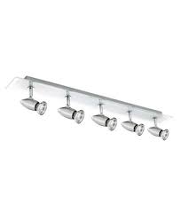 These lights have become an incredibly popular option to use as kitchen. Searchlight Saturn Modern 5 Spotlight Bar Chrome Glass Backplate