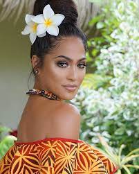 Day 1 Of Glam In Rarotonga Pageant Photoshoot Ready With Miss Tonga The Beautiful Brittfuimaono Hairandfac Hawaiian Hairstyles Polynesian Girls Beauty