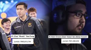 Ini Top 10 Orang Malaysia Main Game Dan Dapat Gaji Lebih Tinggi Daripada  Atlet Sukan