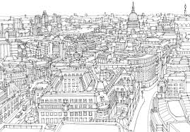 London2 Jpg 1600 1116 City Drawing Drawings Illustrated Map