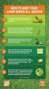 the home depot easy 6 step guide to keeping your lawn green