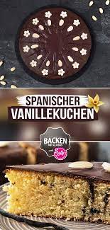 Spanischer Vanillekuchen Mit Marzipan Kuchen Und Torten Vanillekuchen Kuchen