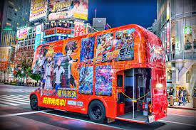 Cardfight Vanguard Clash Of The Knights Dragons Bus At Shibuya Scramble Cardfight Vanguard Tokyo Night Vanguard