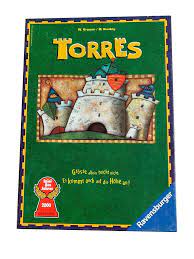 Players are attempting to build up castles and position their knights to score the most points each turn. Ravensburger 27208 Torres Spiel Des Jahres 2000 Mega Auswahl