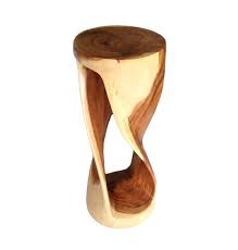 Maybe you would like to learn more about one of these? Collumino Asian Oriental Double Twist Tall 30 Inch Solid Wood Cocktail Bar Stool Round Top Side Table End Table Corner Display Stand Honey Wax Brown Buy Online In Mongolia