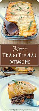 Mum S Traditional Cottage Pie Cooking Recipes Recipes Cottage Pie