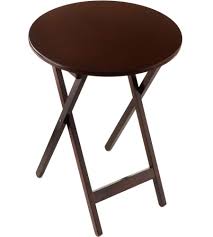 Currently, the best tray table is the winsome wood isabelle. Round Folding Tray Tables Set Of 2 In Tv Tray Tables