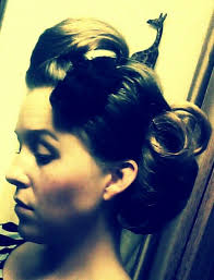 Updo (don't mind the giraffe lol)